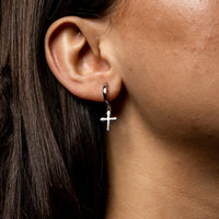 Clean Cross Earring