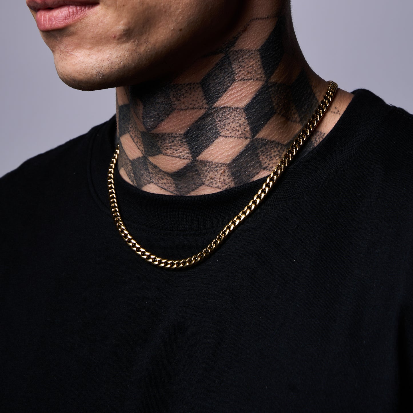Miami Cuban Link Chain in Yellow Gold- 6mm