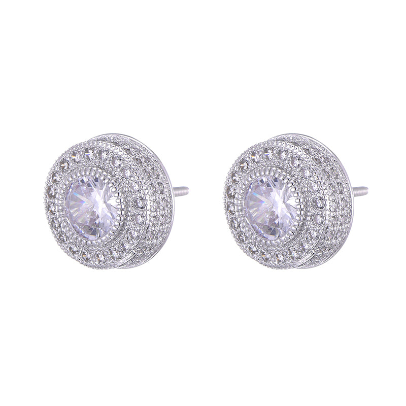 Clustered Stud Earring