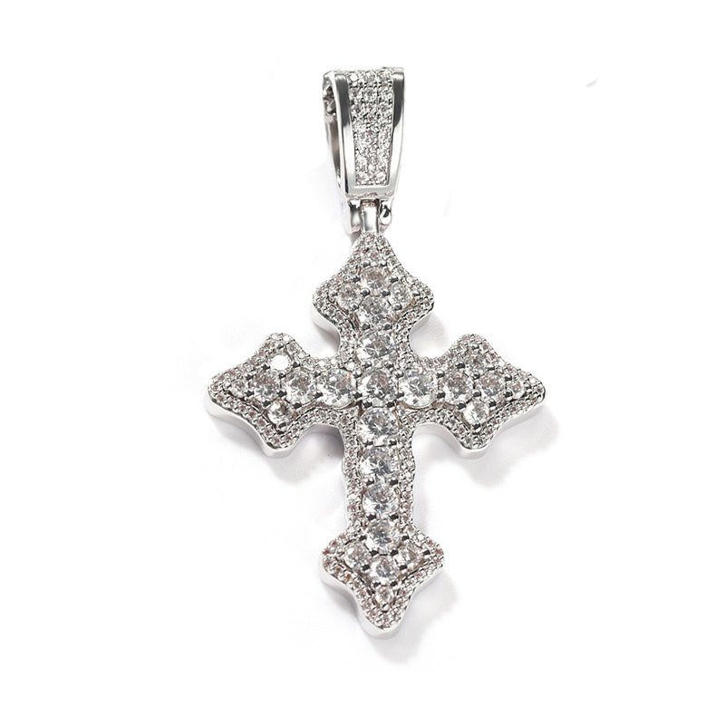 Diamond Studded Cross Pendant