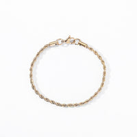 Rope Bracelet in Yellow Gold - 3mm