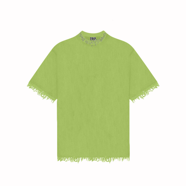 The Green Washed Denim Twill Tee