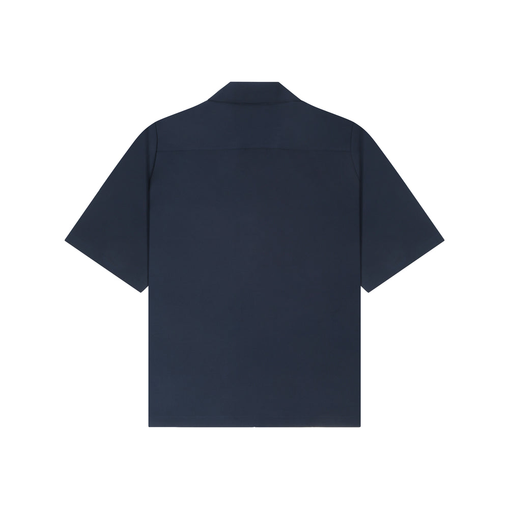 Bowling shirt in Navy Blue