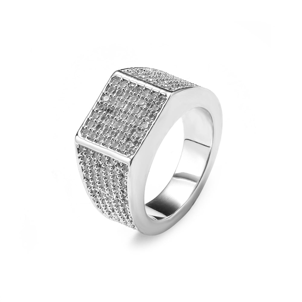 Buy Square Classic Band Ring For Him Online From Kisna
