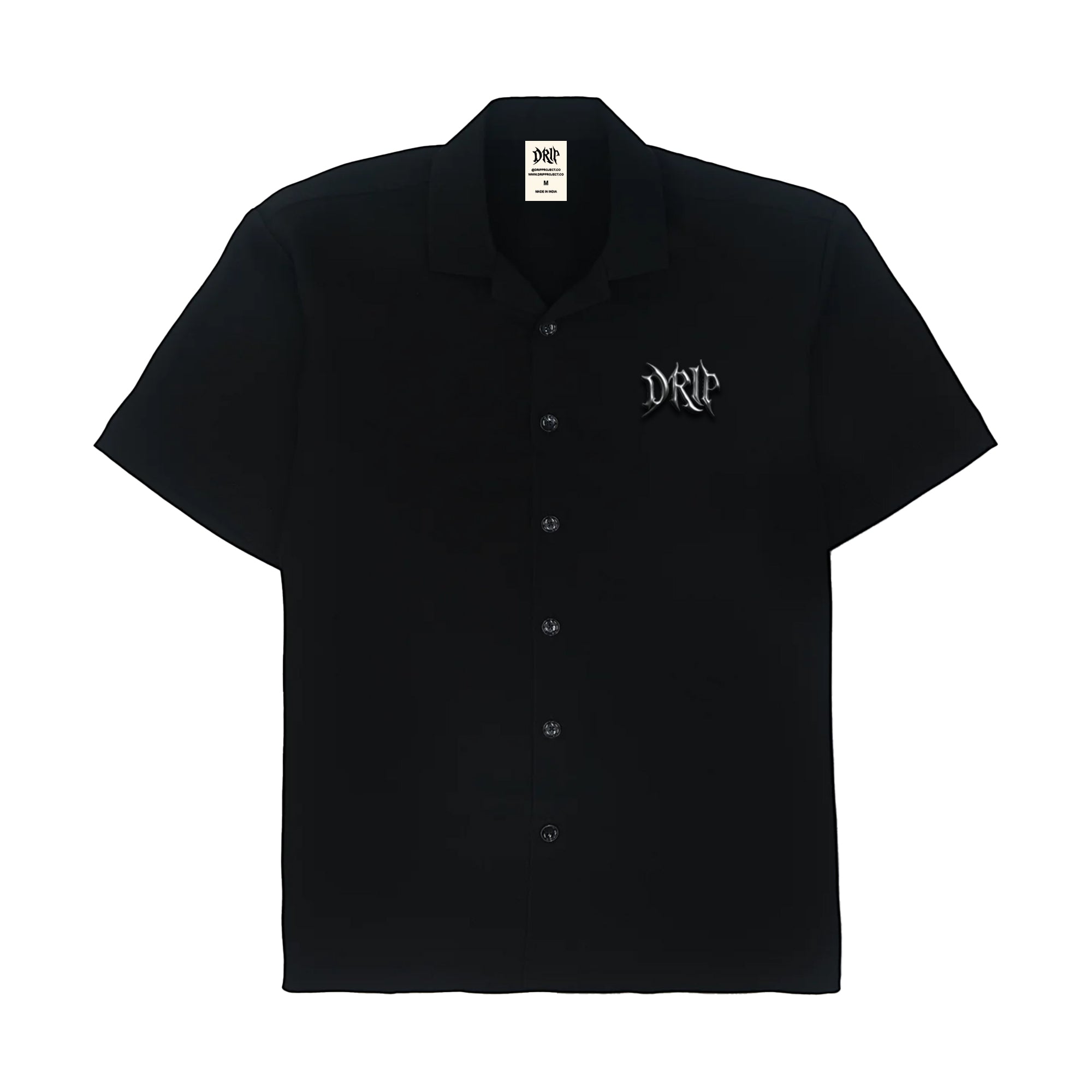 Bowling shirt in Black