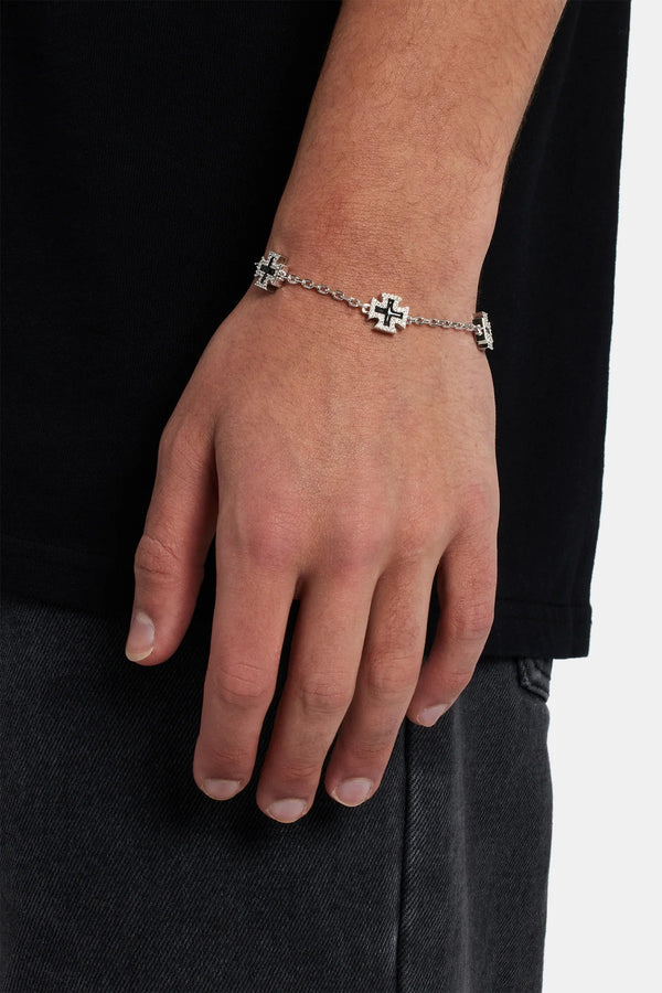 Freezy Cuban Bracelet in White Gold - 8mm – Drip Project
