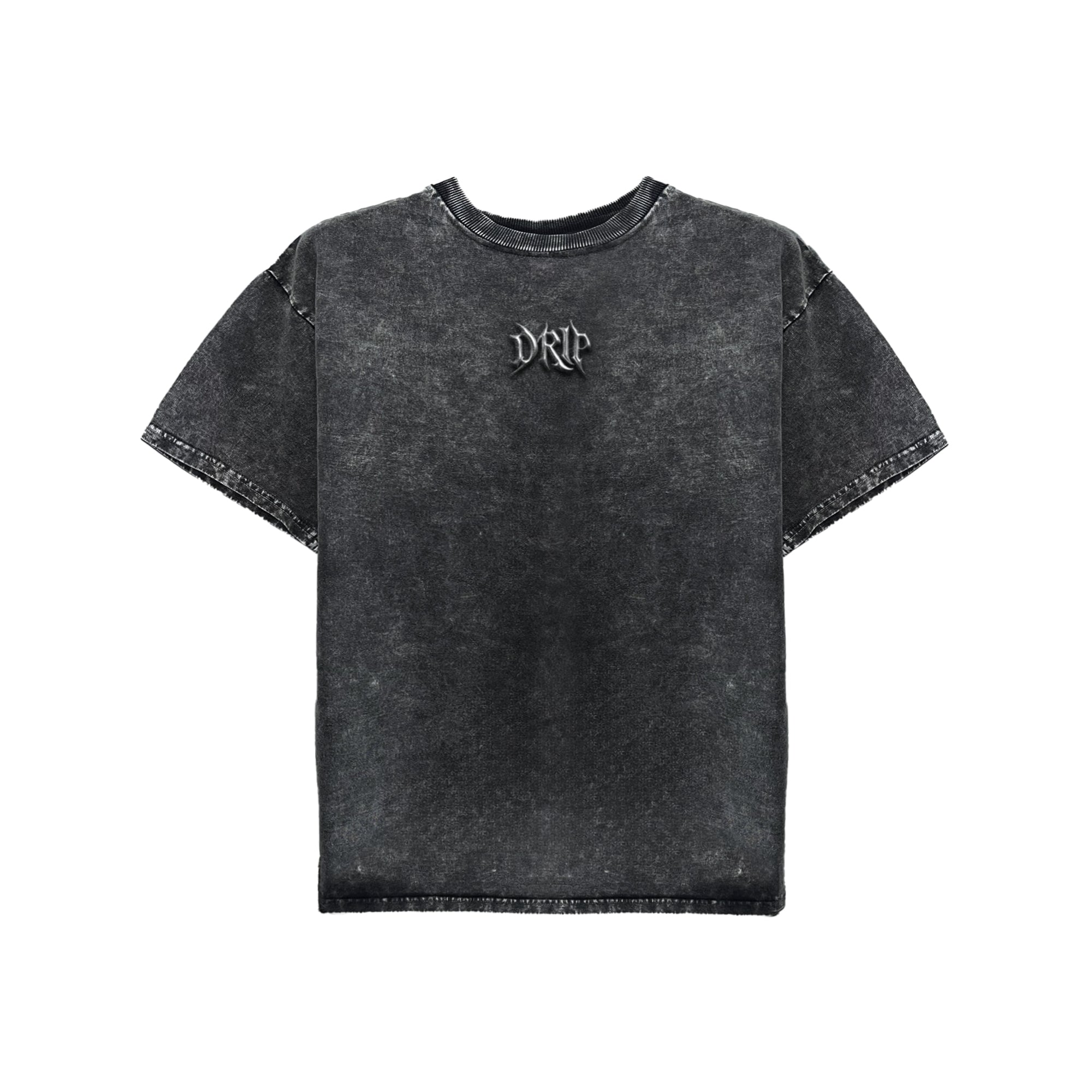 Washed Basic in Charcoal Black