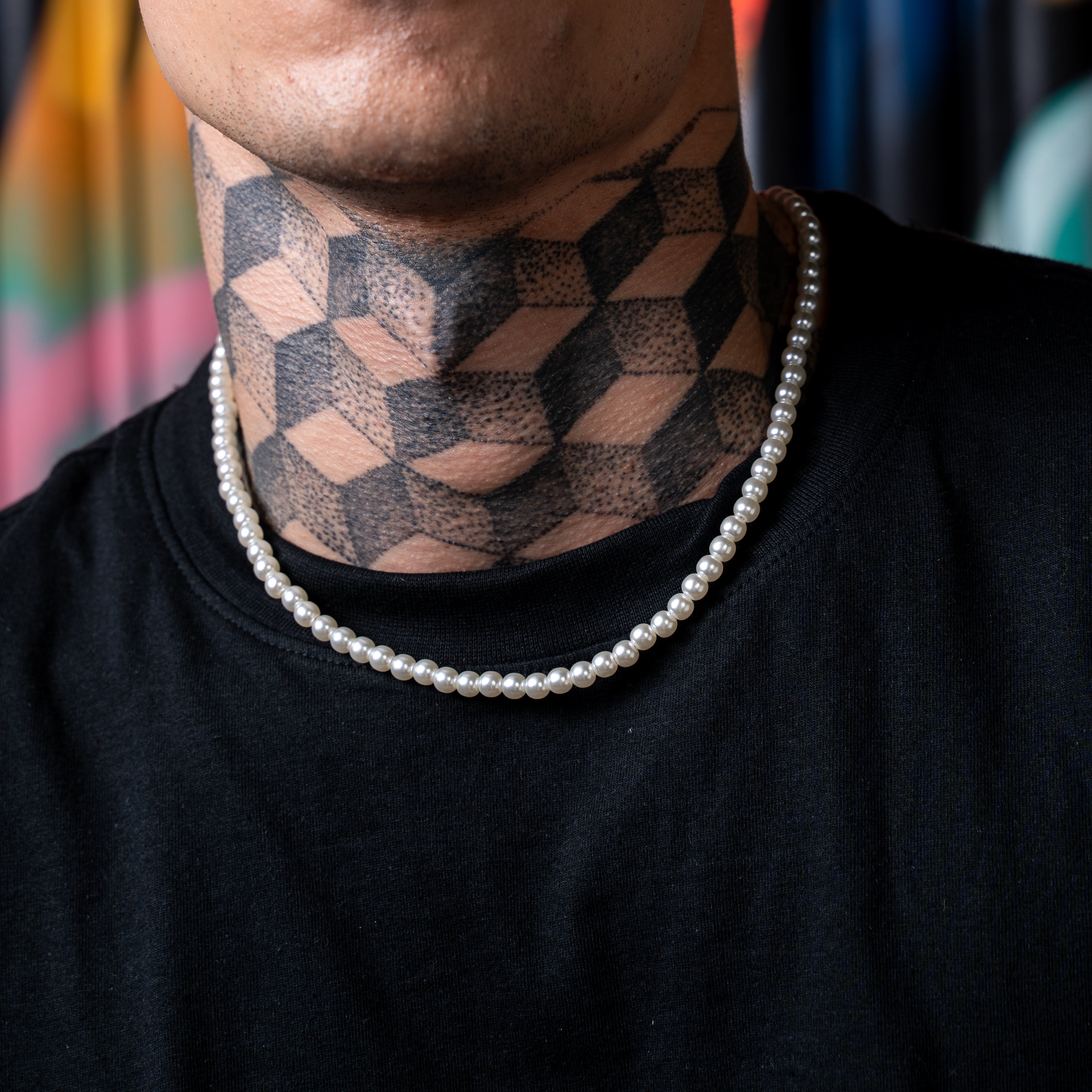 Diamond sale choker mens