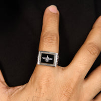 Signet Ahura Mazda - Marcasite ring