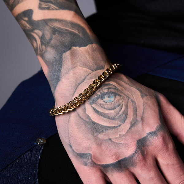 Miami Cuban Link Bracelet in Yellow Gold - 8mm