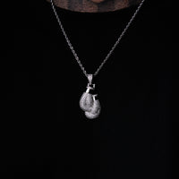 Iced out Glove Pendant