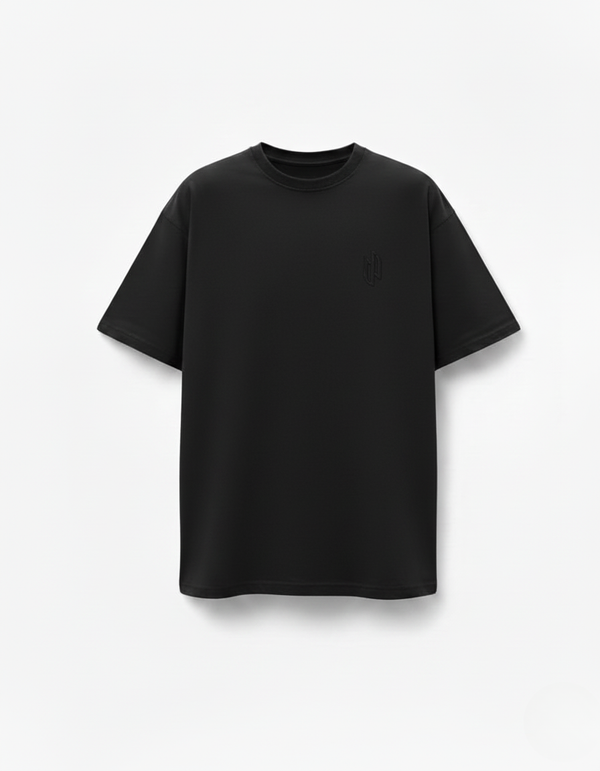 Shadow Black Solid T-shirt