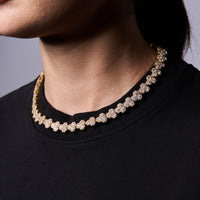 Honeycomb Chain in Yellow Gold