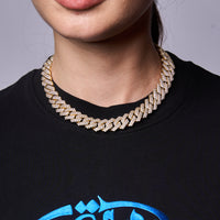 Freezy Cuban Chain in Yellow Gold - 14mm