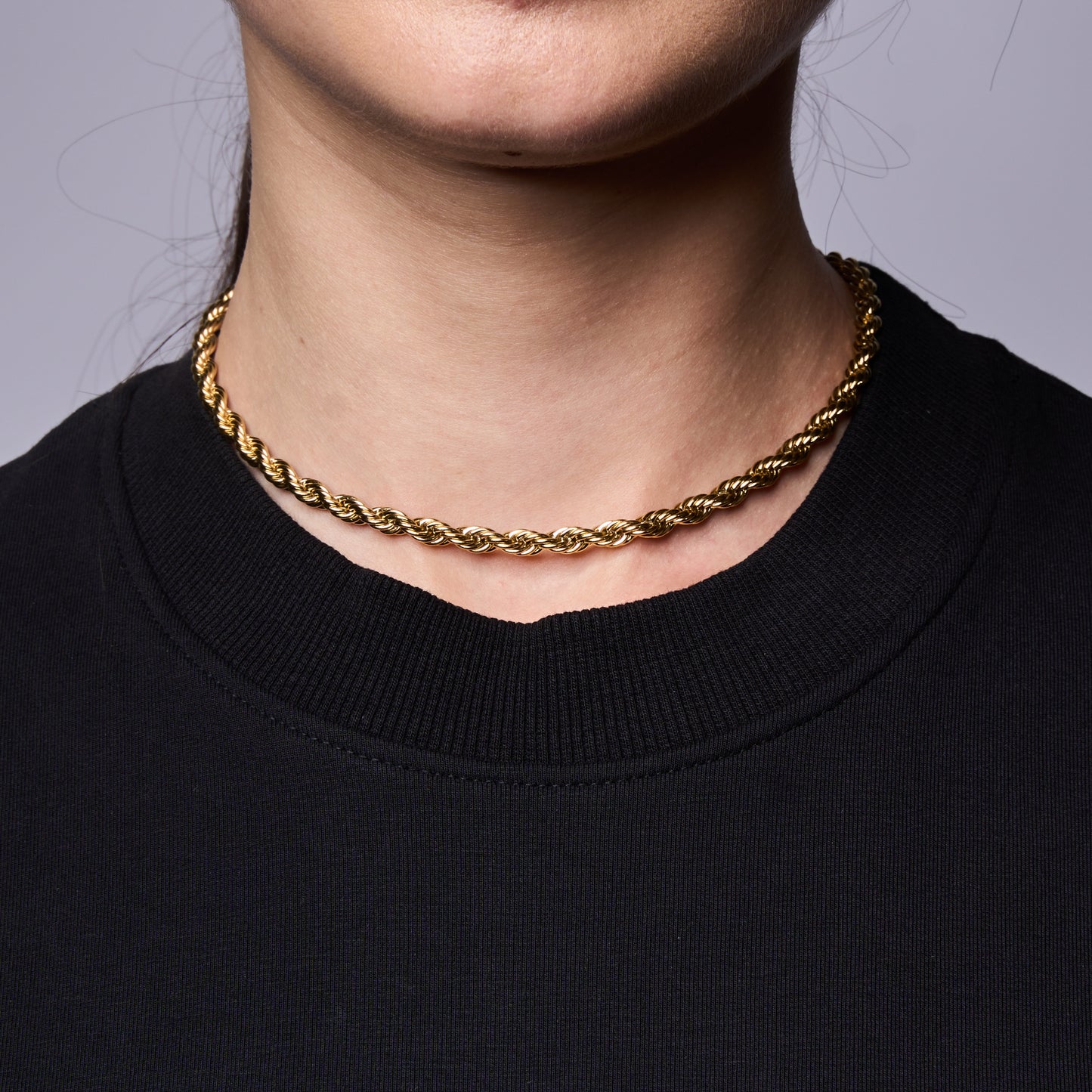 Rope Chain in Yellow Gold - 5mm