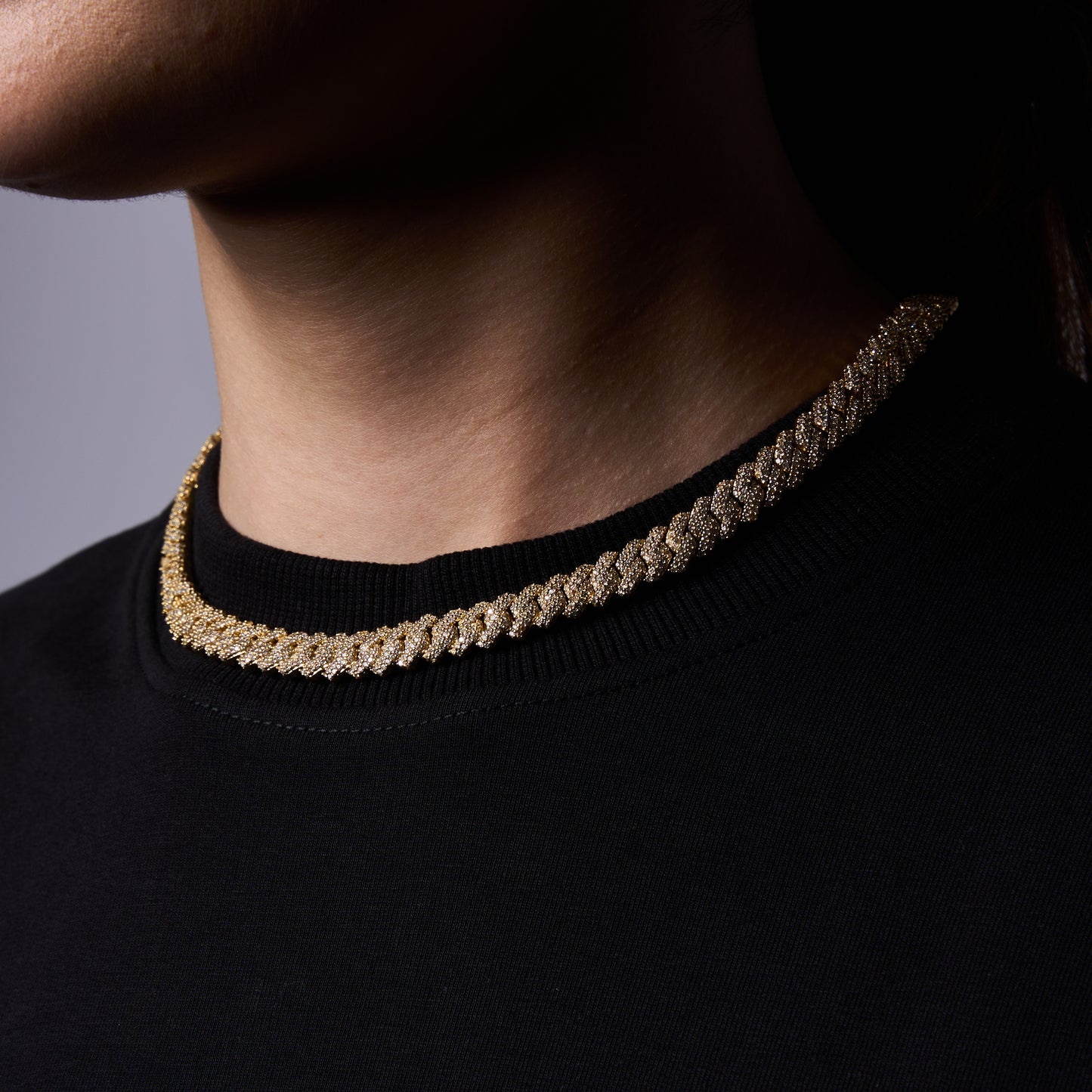 Freezy Cuban Chain in Yellow Gold - 8mm