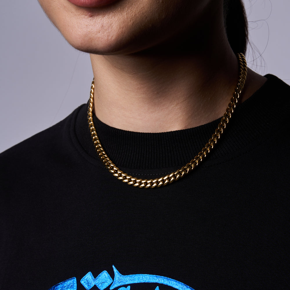 Miami Cuban Link Chain in Yellow Gold - 8mm