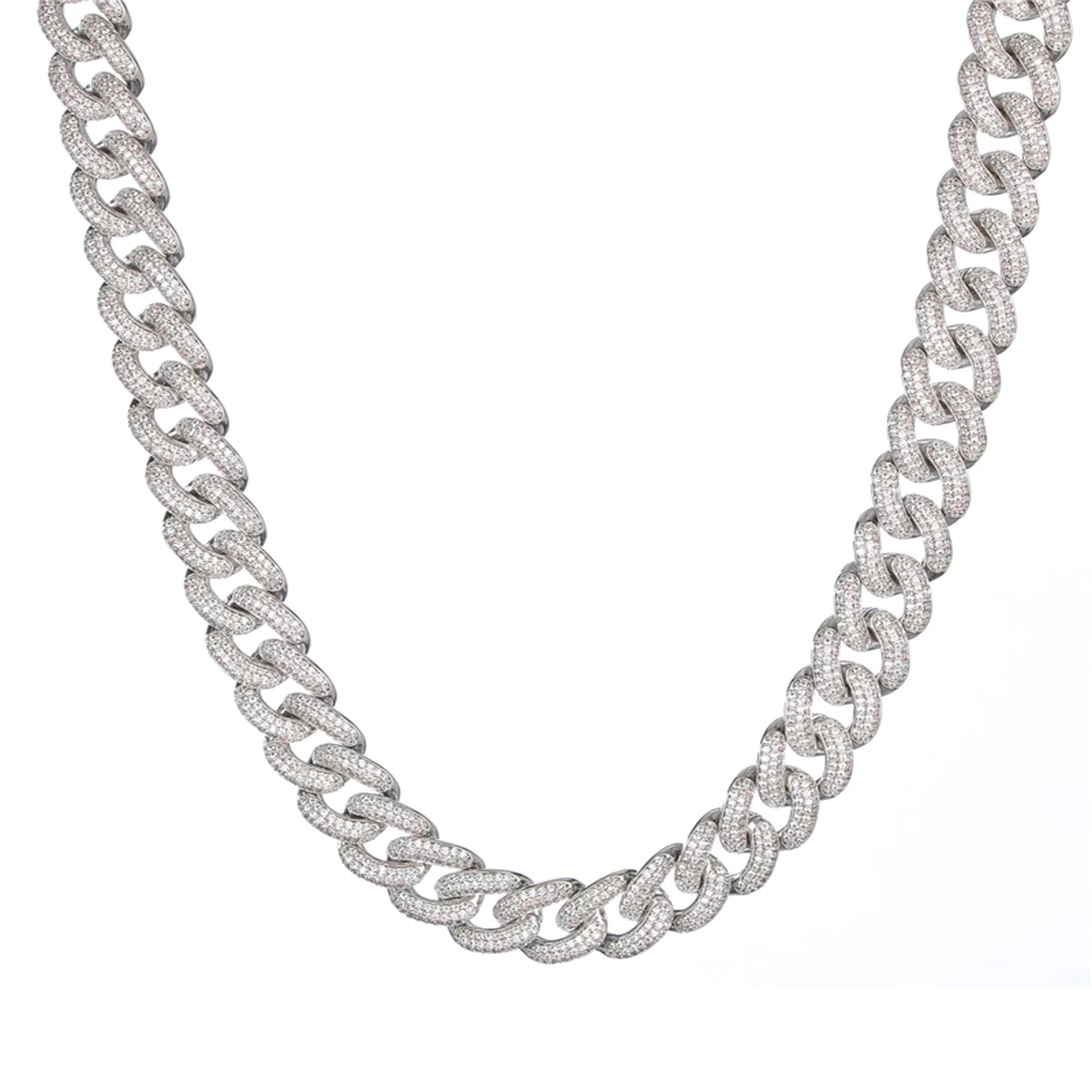 White gold on sale chain cuban