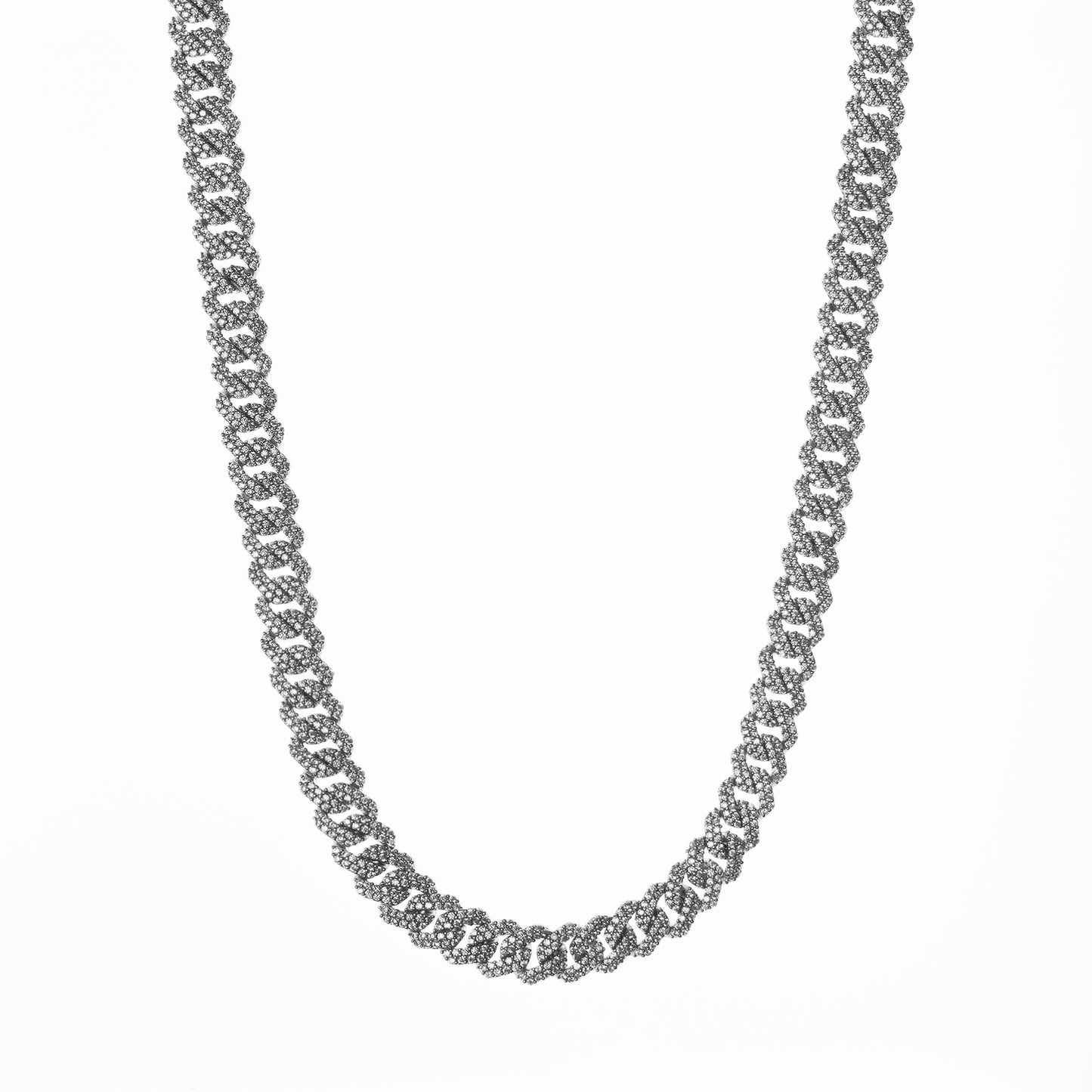 Freezy Cuban Chain in White Gold - 10mm