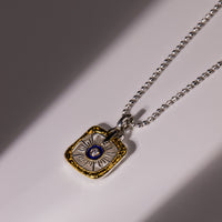 925 sterling silver chain pendant design gold toned men metaman