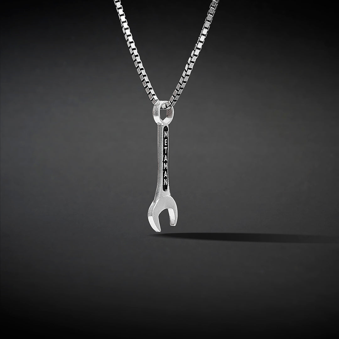 Trident Pendant - Silver Toned