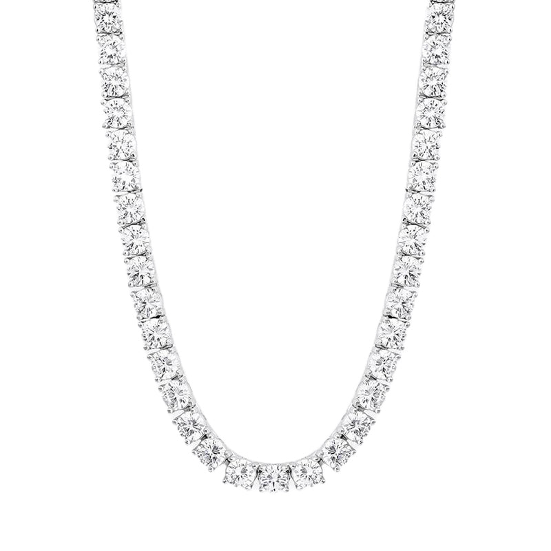 Iced Out 925 Silver Moissanite Tennis Chain Si Diamonds Wholesale Price, Micro  Clustered, 2mm 10mm D VVS Closure From Ycq918, $125.78 | DHgate.Com